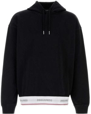 DSquared² Relaxed Hoodie - Black