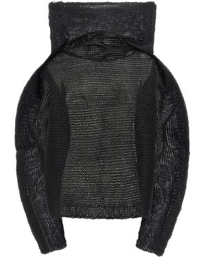 Issey Miyake Panini' Top - Black