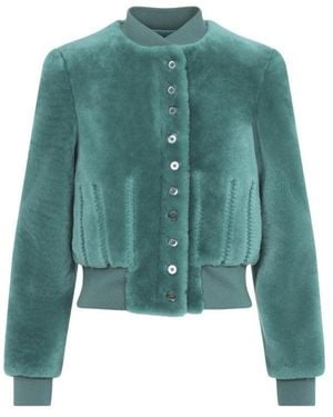 McQueen Mock Collar Jacket - Green