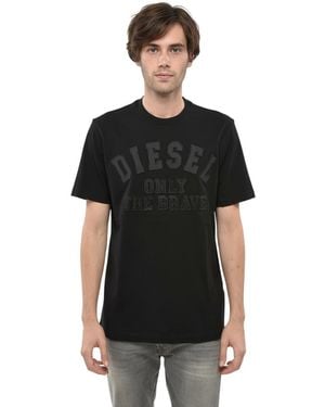 DIESEL Crew Neck T-Shirt - Black