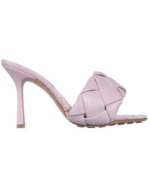 Bottega Veneta Slip On Heels - Pink
