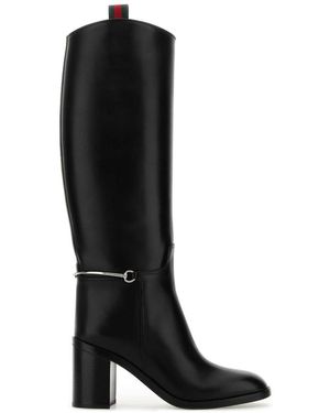 Gucci Leather Boots - Black