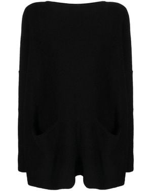 Daniela Gregis Boat Neck Jumper - Black