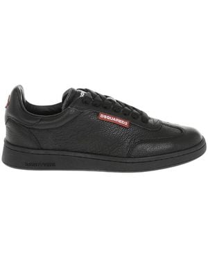 DSquared² Textured Boxer Sneakers - Black