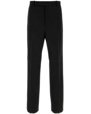 Jil Sander Flat Front Pant - Black
