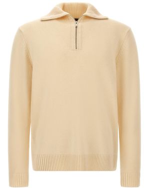 Zanone Knitted Sweater - Natural