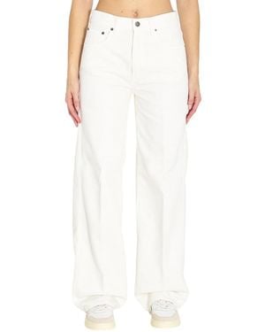 Haikure Regular Mid Rise Jeans - White