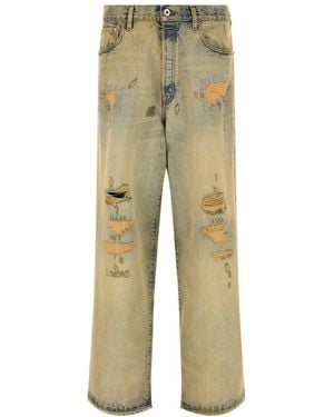 KENZO Kuroki Distressed Jeans - Natural