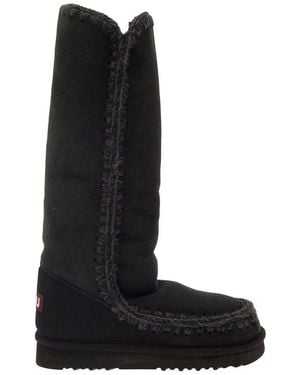 Mou Eskimo Logo Boots - Black