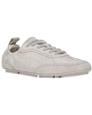 Fendi Logo Sneakers - White