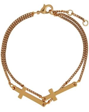 DSquared² Jesus Chain Bracelet - Metallic