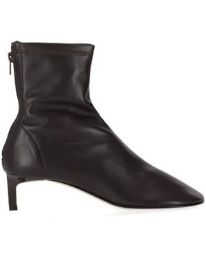 Dear Frances Leather Boots - Black