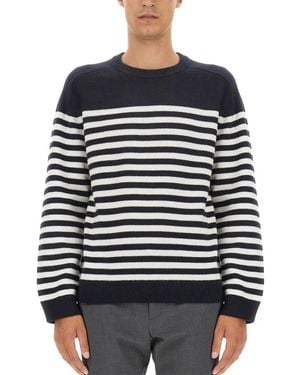 Theory Stripes Sweater - Blue