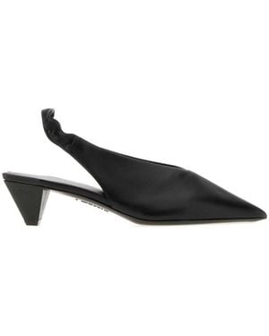 Loewe Pointed-Toe Pumps - Black