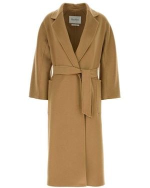 Max Mara Biscuit Cashmere Ludmilla Coat - Natural