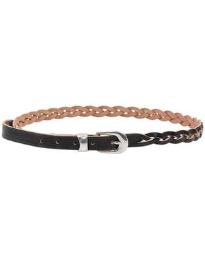 Our Legacy Braided Buckle Belt - White