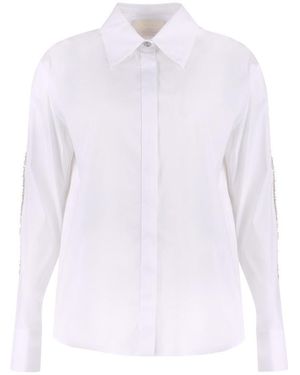 Genny Regular Solid Shirt - White