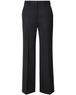 Fendi Tailored Flat Front Pant - Black