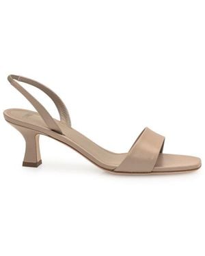 3Juin Slingback Heels - Natural