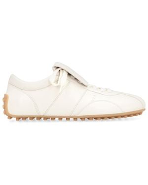 Tod's Lace Up Sneakers - White