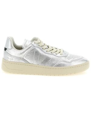 Veja Leather Trainers - White