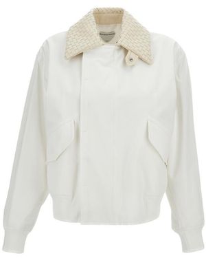 Bottega Veneta Shirt Collar Jacket - White