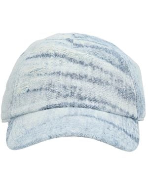 DIESEL Distressed Baseball Hat - Blue