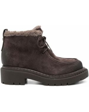 Ash Suede Demi Boots - Brown
