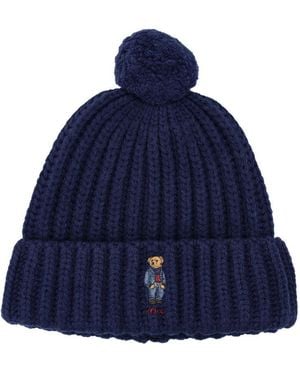 Polo Ralph Lauren Knitted Beanie Cap - Blue