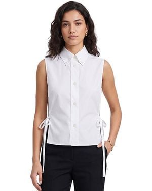 Miu Miu Regular Solid Shirt - White