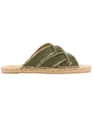 Castañer Solid Pilita Sandals - Green