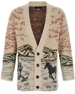 Alanui Sunset Riders Cardigan - Natural