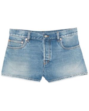 Gucci Denim Cotton Shorts - Blue