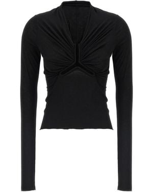 トップス rick owens long sleeve tops RICK OWENS | RIB LONG SLEEVE TEE