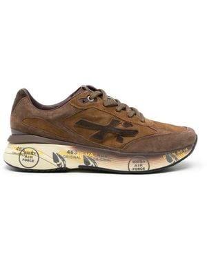 Premiata Color Block Moerun Sneakers - Brown