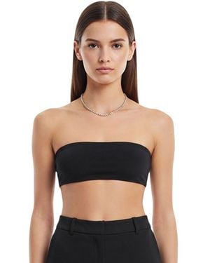 Rick Owens Solid Strapless Top - Black