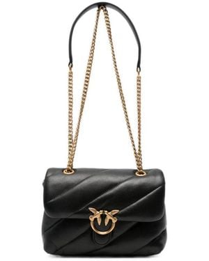 Pinko Love Birds Mini Shoulder Bag - White