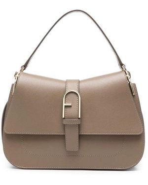 Furla Flow Medium Satchel - Grey