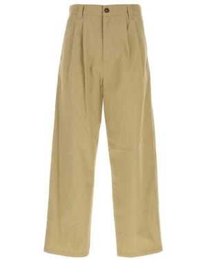 A.P.C. Relaxed Pleated Pants - Natural