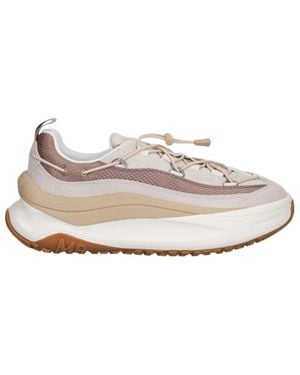 Moon Boot Color Block Sneakers - White