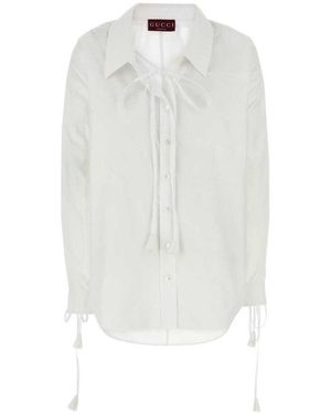 Gucci Cotton Shirt - White