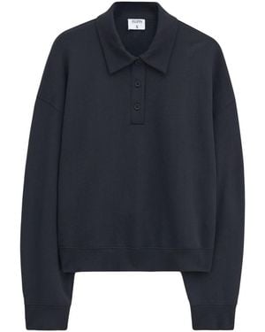 Filippa K Long Sleeves Polo Shirt - Blue