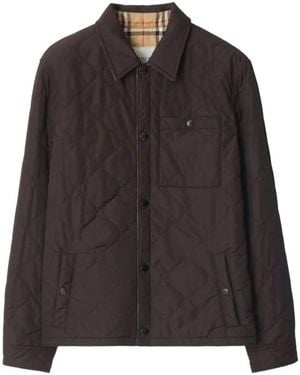 Burberry Reversible Quilted Overshirt - Black