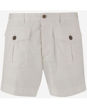 DSquared² Cotton Chino Shorts - Gray