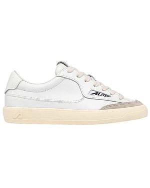 Autry Logo Heritage Sneakers - White