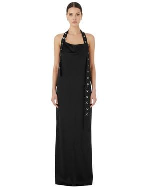 Off-White c/o Virgil Abloh Halter Neck Maxi Dress - Black