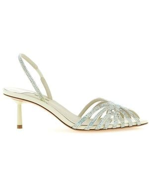 Le Silla Slingback Heels - Metallic