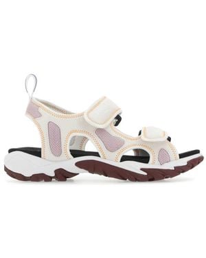 McQ Fabric Sandals - White