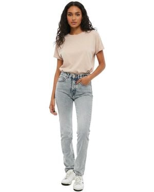 Eytys Straight High Rise Jeans - Blue