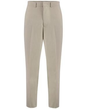 Department 5 Flat Front Pants - Natural